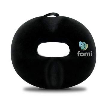 Ergonomic Seat Cushion with Gel-Enhanced Memory Foam Node Color: Black