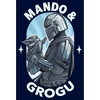 Boy's Star Wars The Mandalorian Father's Day Mando & Grogu Love T-Shirt - 2 of 4