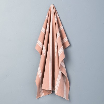 Striped Flour Sack Kitchen Towel Rose Gold - Hearth & Hand™ with Magnolia