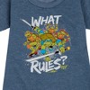 - Teenage Mutant Ninja Turtles - What Rules? Leo and Brothers Graphic Short Sleeve Fleece Dress - 2 of 4