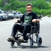 VEVOR Wheelchair, Carbon Steel Transport Chair for Adults, Foldable Wheelchair with Detachable Armrest, Self-locking Brake, 24-Inch Wide Seat - 2 of 4