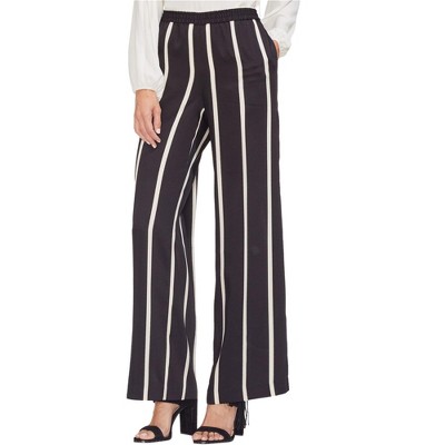 Vince Camuto Womens Dramatic Stripe Casual Wide Leg Pants