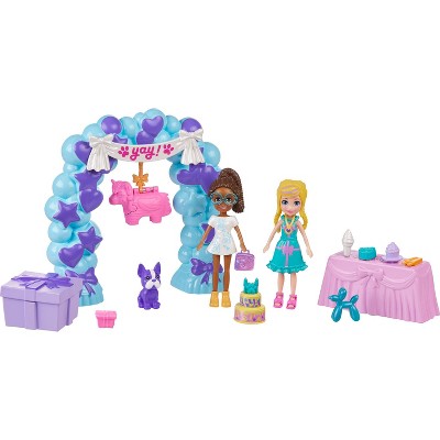 Polly Pocket Birthday Party Storytelling Set - 37pc