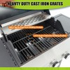 NicBex 3-Burner propane Gas BBQ Grill,37000BTU Output Outdoor Grill with SideBurner&Foldable Side Table,Enameled Cast Iron Cooking Grids - 4 of 4