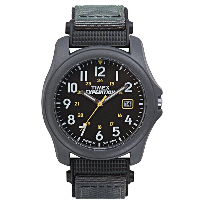 Men&#39;s Timex Expedition Camper Watch with Nylon Strap and Resin Case - Gray T425719J, 1 of 4