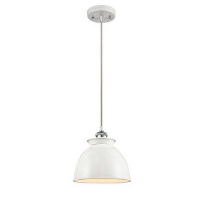 Adirondack - 1 Light Cord Hung Mini Pendant In Industrial Style-10 Inches Tall and 8.13 Inches Wide - 1 of 1