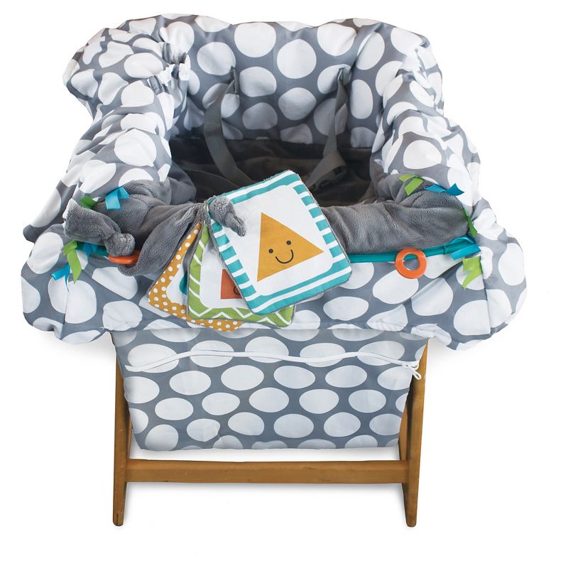 Boppy Preferred Shopping Cart Cover - Gray Dots, 3 of 25