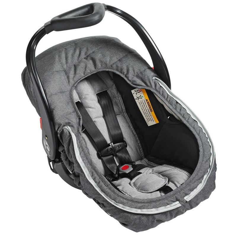JJ Cole Car Seat Cover - Heather Gray, 3 of 7