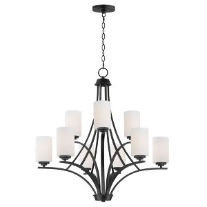 Maxim Lighting Deven 9 - Light Chandelier in  Black - 1 of 4