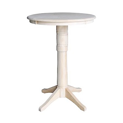 International Concepts 30" Round Top Pedestal Table - 41.9"H