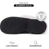 Roxoni Women's Cozy Memory Foam Slippers, Warm Faux Fur, Indoor Outdoor Rubber Sole - 3 of 4