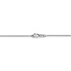Black Bow Jewelry 0.8mm, 14k White Gold, Round Snake Chain Necklace - 4 of 4