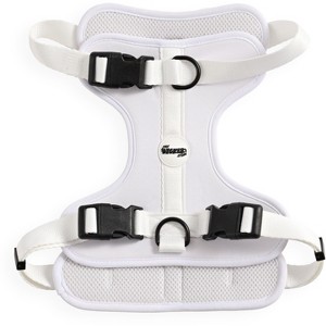 THE LICKER STORE Arlo Adjustable Soft Padded No Pull Pet Harness with 3 Buckles and 3 Leash Clips - 1 of 4