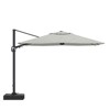 CASAINC 11 ft. Square Cantilever Patio Umbrella with Solar Powered Lights with base - 2 of 2