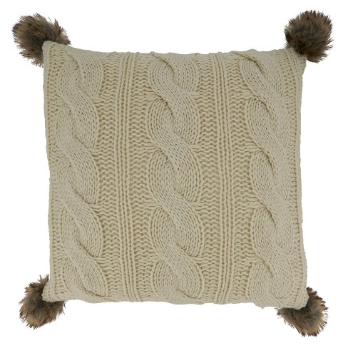 18x18 Solid Ribbed Textured Square Throw Pillow - Freshmint : Target