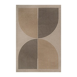 Lahome Modern Rainbow Jute Washable Outdoor Area Rug-Soft, Durable Carpet for Patio, Garden, or Balcony - 1 of 4