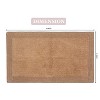 Home Weavers Luxury Collection 100% Cotton Tufted Bathroom Rug, Non-Slip Latex Bath Rug - 3 of 4