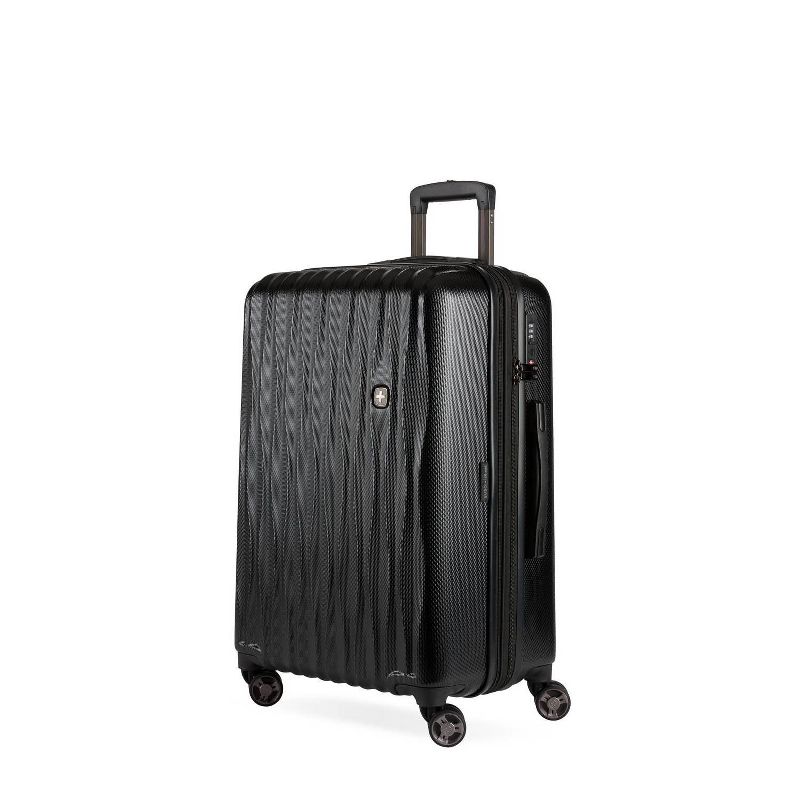  SWISSGEAR Energie Hardside Medium Checked Spinner Suitcase, 2 of 13