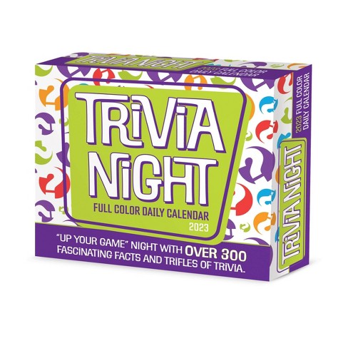 Willow Creek Press 2023 Desktop Box Calendar Trivia Night : Target