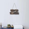 Cheung's Veronica Wooden Welcome Plaque with Hanging Rope - 2 of 4