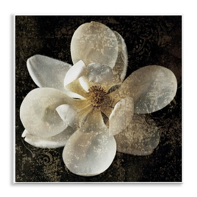 Stupell Industries Rustic Patterned Magnolia, 12" x 12"