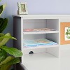 Guidecraft Taiga Kids Desk and Chair Set with Hutch - Kids Wooden Computer Desk with Storage Drawers and Shelves | Kids Study Table for Bedroom - image 3 of 4