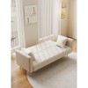 Mocamel 71-Inch Versatile Love Seat Sofa: Retro American Style for Compact Living Rooms, Bedrooms & Offices - 2 of 4