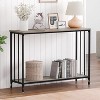 COZONY 41.5" Narrow Console Table with Shelf – Slim Entryway Table for Hallway, Behind Couch, Foyer - 2 of 4
