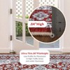 Vintage Washable Area Rug Floral Medallion Rugs for Living Room, Ultra Soft Accent Bedroom Carpet - 4 of 4