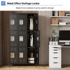 Metal Office Storage Cabinet, 9 Doors, Metal Storage Cabinet for Office and Industrial Use, Employee Organization Solution - 4 of 4