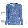 Lands' End Women's Relaxed Supima Cotton Long Sleeve V-Neck T-Shirt - 4 of 4