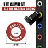Power Cage Magnetic Position Markers, 1 Inch Power Rack Reminder Labels, Squat Rack Magnets Identifier Rings for Home Gym(5 Pairs) - 3 of 4