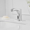 BWE Battery Powered Touchless Single Hole Bathroom Faucet With Deckplate Included and Pop Up Drain - 2 of 4