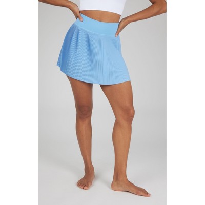 Yogalicious Womens Lightstreme Hybrid Strut Mini Pleated Skort