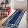 COZONY Washable Plaid Christmas Area Rug for Entryway Kitchen Laundry Room - 3 of 4