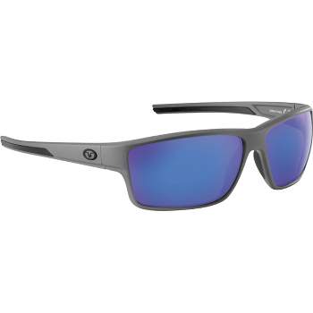 Men's Surfer Shade Rubberized Sunglasses with Mirrored Polarized Lenses -  All In Motion™ Black/Red