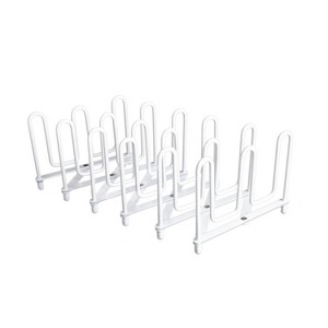 LunaLulinlk Expandable Pan & Lid Organizer, White - 1 of 4