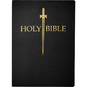 KJV Sword Bible, Large Print, Black Bonded Leather, Thumb Index - (King James Version Sword Bible) by  Whitaker House (Leather Bound)