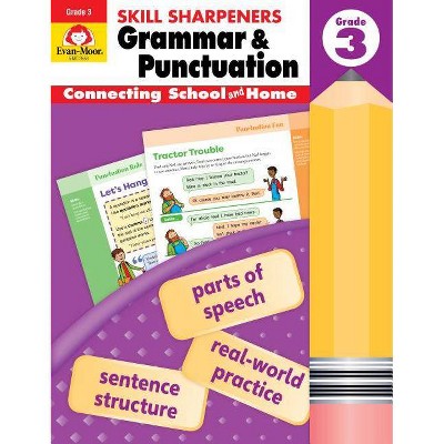 Skill Sharpeners Grammar and Punctuation, Grade 3 - by  Evan-Moor (Paperback)