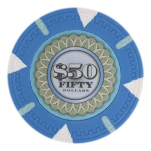 Slickblue The Mint 13.5g Clay Composite Poker Chips 25-Pack, Casino-Quality, Grippy Texture, $10-$10,000 - 1 of 3