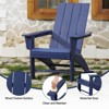 GARPROVM Cozy HDPE Adirondack Chair Weather-Resistant Outdoor Patio Chair - 3 of 4