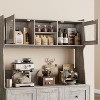 66 Inch Kitchen Pantry Cabinet with Storage, High Storage Cabinet, Adjustable Shelves, 3 Drawers, Wooden Storage Cabinet - 4 of 4