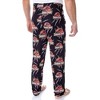Seven Times Six Jurassic Park Men's Allover Pattern Sleep Lounge Pajama Pants Black - 3 of 4