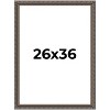 PosterPalooza | Ornate Black Picture Frame - UV Acrylic, Foam Board Backing, Hanging Hardware - 2 of 4