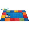 Carpets for Kids KIDSoft Pattern Blocks Primary Colors Classroom Rug, Rectangle - 2 of 4
