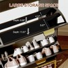Shoe Cabinet with 2 Flip Drawers Shoe Storage Cabinet Freestanding Shoe Organizer with Drawers Narrow Shoe Rack Cabinet Farmhouse - 3 of 4