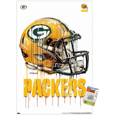 NFL Green Bay Packers - Aaron Jones 21 Wall Poster with Pushpins