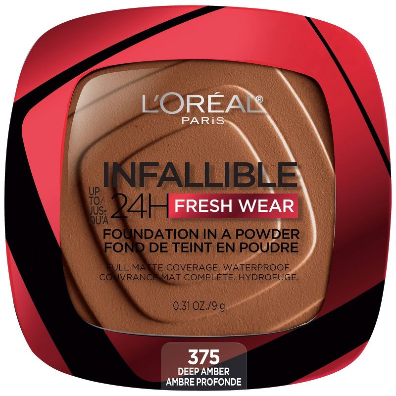 L'Oreal Paris Infallible Up to 24H Fresh Wear Foundation in a Powder - 0.31oz, 1 of 13