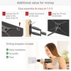 Barkan 13" - 83" Long TV Wall Mount. Full Motion - Extension, Swivel & Tilt - 4 of 4