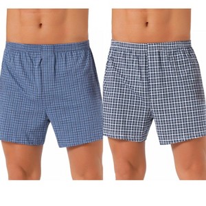 INSPIRE CHIC Men's 2 Pack Classic Plaid Pattern Underwear Boxer Shorts - 1 of 4